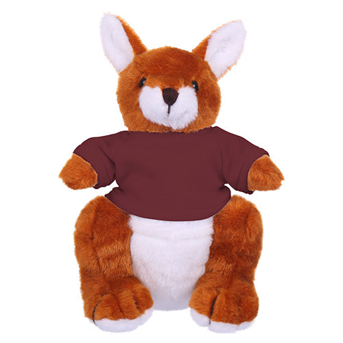 Soft Plush Kangaroo with Tee 8"