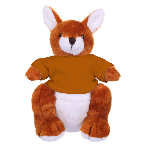 Soft Plush Kangaroo with Tee 8"