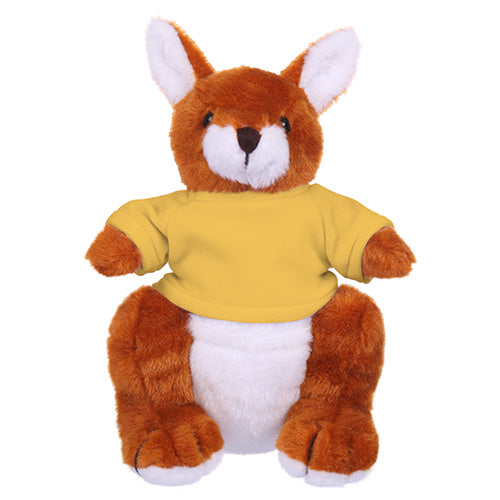 Soft Plush Kangaroo with Tee 8"