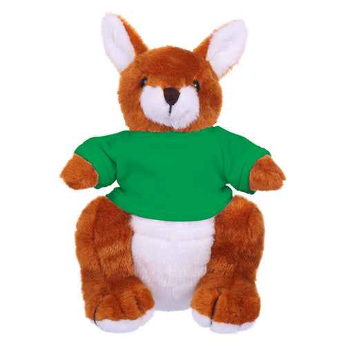 Soft Plush Kangaroo with Tee 8"
