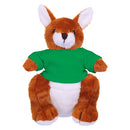 Soft Plush Kangaroo with Tee 8"-8