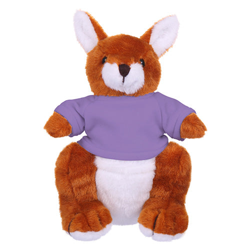 Soft Plush Kangaroo with Tee 8"