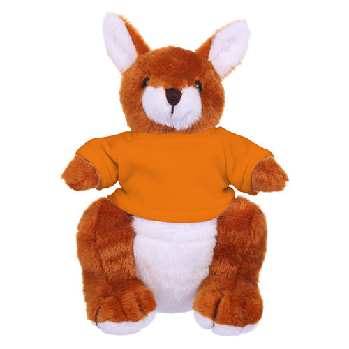 Soft Plush Kangaroo with Tee 8"