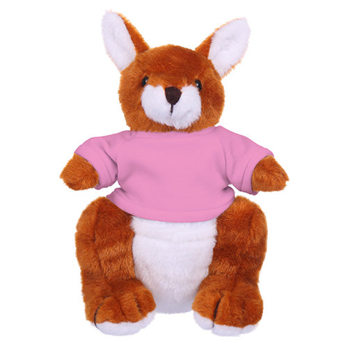 Soft Plush Kangaroo with Tee 8"