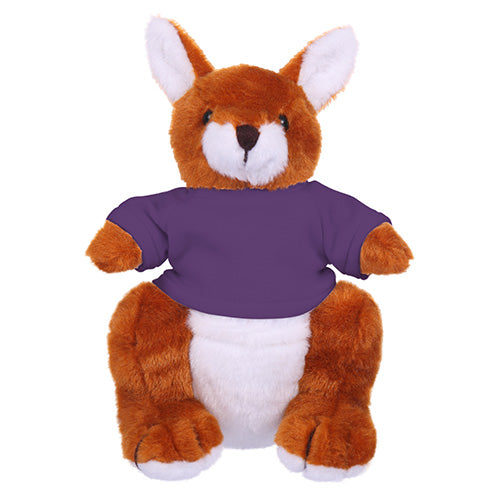 Soft Plush Kangaroo with Tee 8"