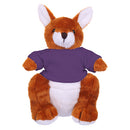 Soft Plush Kangaroo with Tee 8"-13