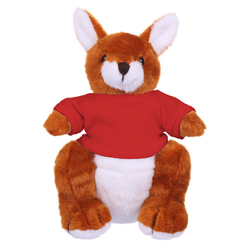 Soft Plush Kangaroo with Tee 8"