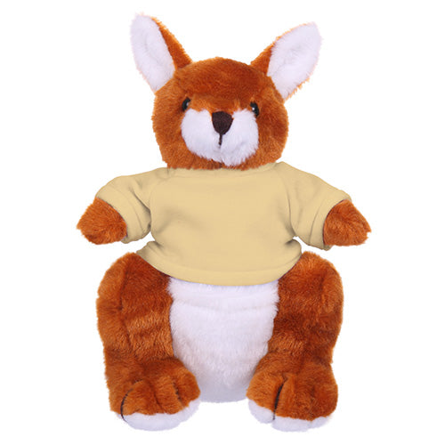 Soft Plush Kangaroo with Tee 8"