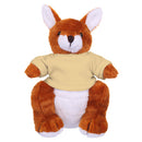 Soft Plush Kangaroo with Tee 8"-16