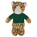 Soft Plush Leopard with Tee 8"-5