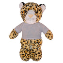 Soft Plush Leopard with Tee 8"-7