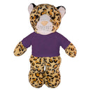Soft Plush Leopard with Tee 8"-13