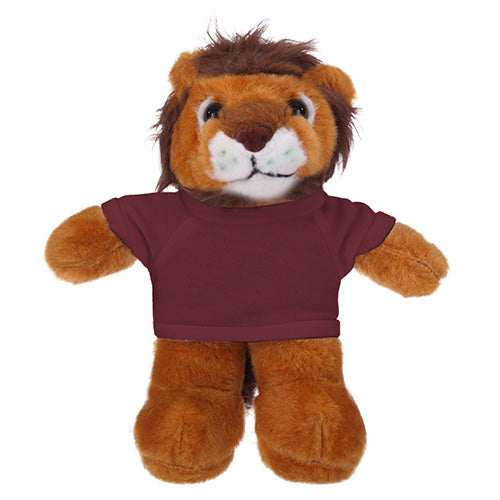 Soft Plush Lion with Tee 8"