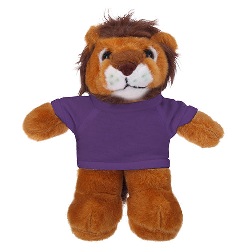 Soft Plush Lion with Tee 8"