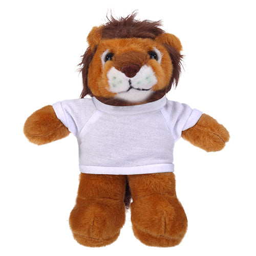 Soft Plush Lion with Tee 8"
