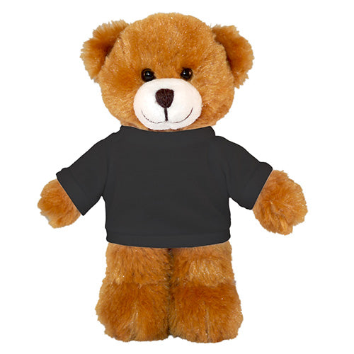 Soft Plush Mocha Teddy Bear with Tee