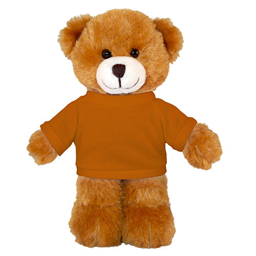 Soft Plush Mocha Teddy Bear with Tee