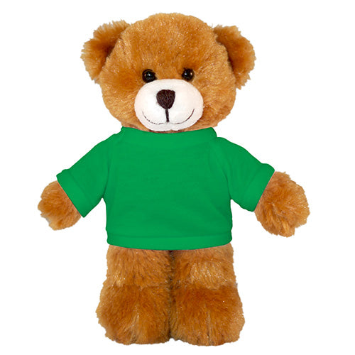 Soft Plush Mocha Teddy Bear with Tee