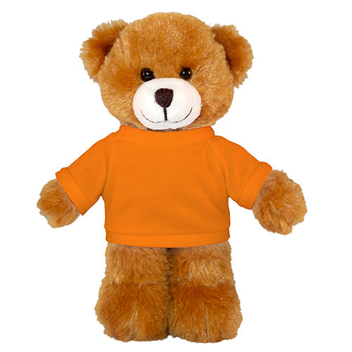 Soft Plush Mocha Teddy Bear with Tee