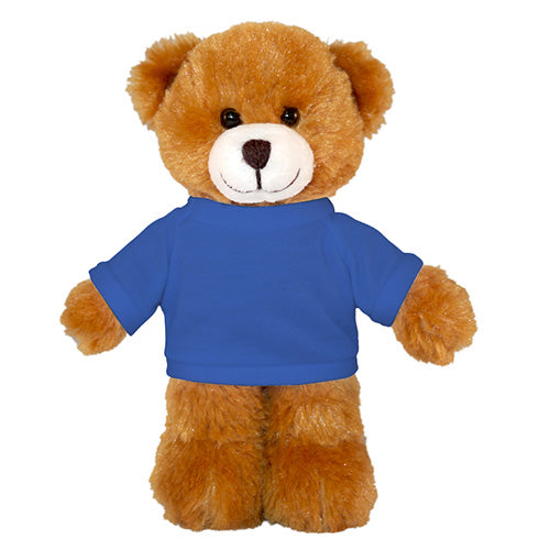 Soft Plush Mocha Teddy Bear with Tee