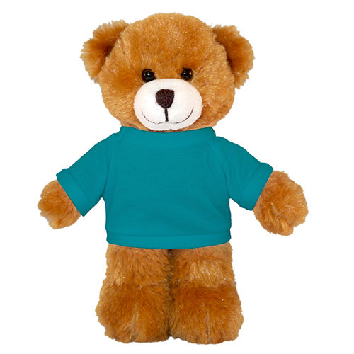 Soft Plush Mocha Teddy Bear with Tee