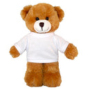 Soft Plush Mocha Teddy Bear with Tee-18