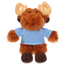 Soft Plush Moose with Tee 8"