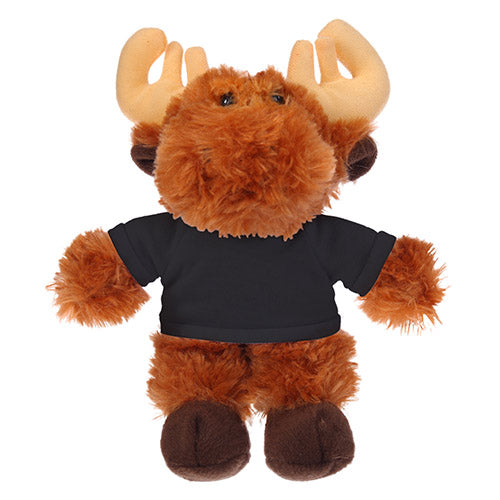Soft Plush Moose with Tee 8"