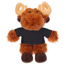 Soft Plush Moose with Tee 8"