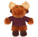 Soft Plush Moose with Tee 8"