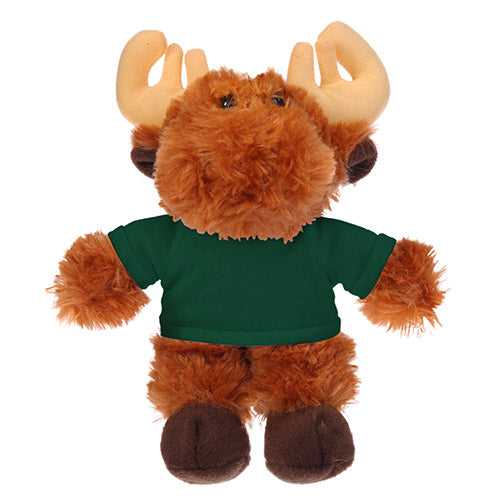 Soft Plush Moose with Tee 8"