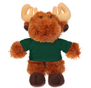 Soft Plush Moose with Tee 8"
