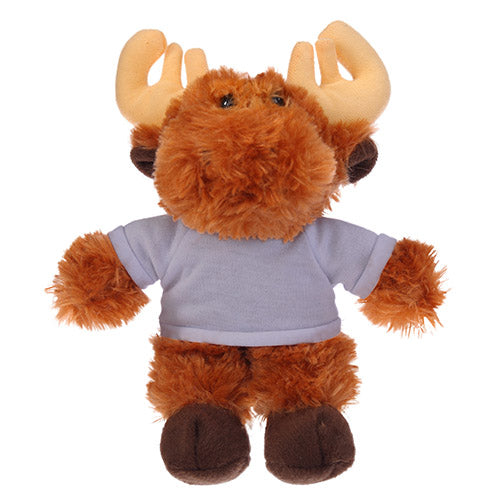 Soft Plush Moose with Tee 8"