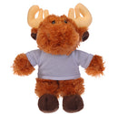 Soft Plush Moose with Tee 8"