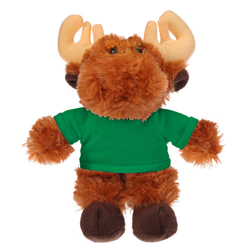 Soft Plush Moose with Tee 8"