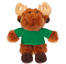 Soft Plush Moose with Tee 8"