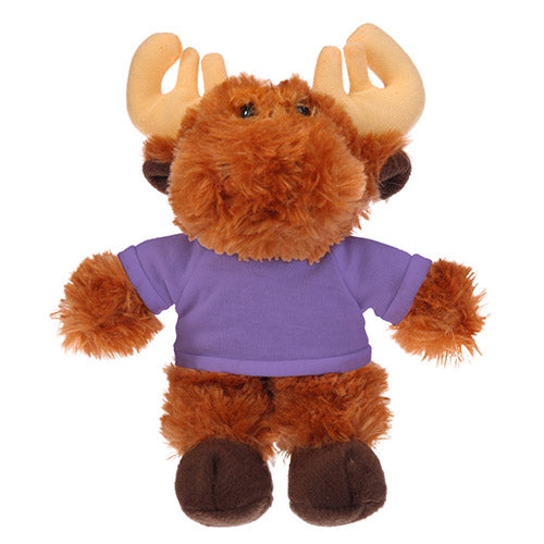 Soft Plush Moose with Tee 8"