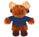 Soft Plush Moose with Tee 8"