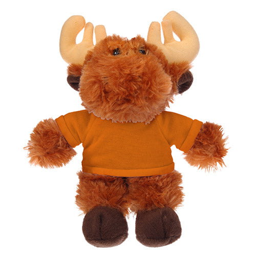 Soft Plush Moose with Tee 8"