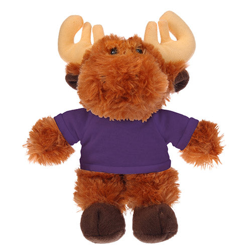 Soft Plush Moose with Tee 8"