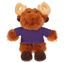 Soft Plush Moose with Tee 8"