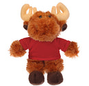 Soft Plush Moose with Tee 8"