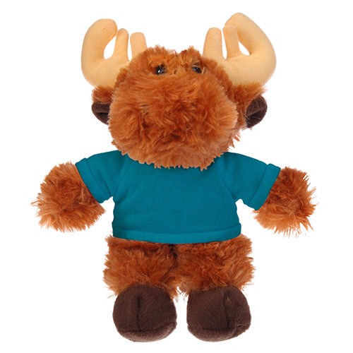 Soft Plush Moose with Tee 8"