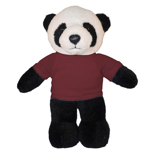 Soft Plush Panda with Tee 8"