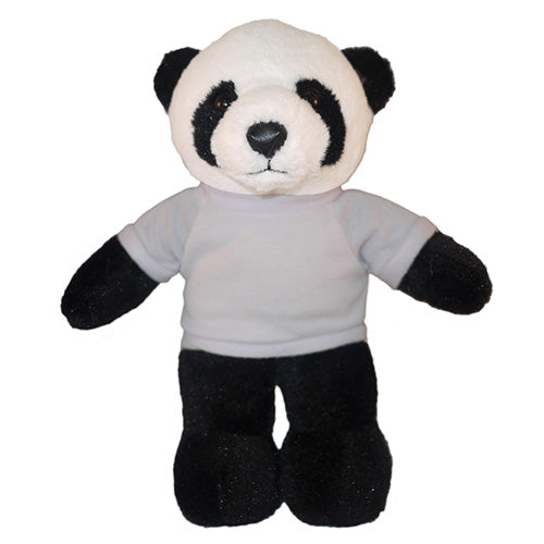 Soft Plush Panda with Tee 8"