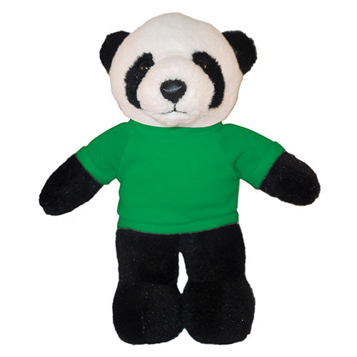 Soft Plush Panda with Tee 8"