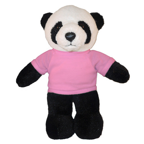 Soft Plush Panda with Tee 8"