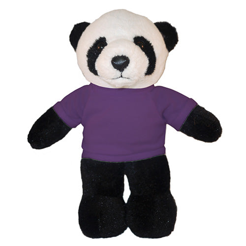 Soft Plush Panda with Tee 8"