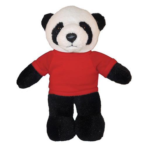 Soft Plush Panda with Tee 8"