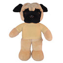 Soft Plush Pug with Tee 12"-16